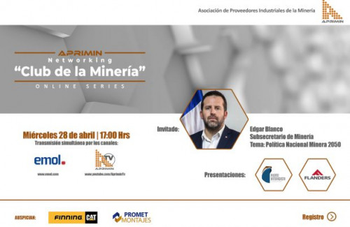 Subsecretario de Minería expondrá sobre Política Nacional Minera 2050