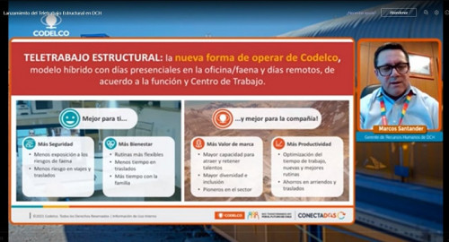 División Chuquicamata inicia proceso de Teletrabajo Estructural
