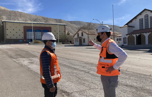 Gerente General de Chuquicamata supervisa en terreno los proyectos de mejora del campamento