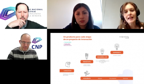 Webinar CNP-Corfo presenta opciones de financiamiento para la innovación y validación de tecnologías mineras