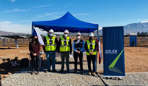 Nuevo parque fotovoltaico de Solek entra en funcionamiento en Ovalle
