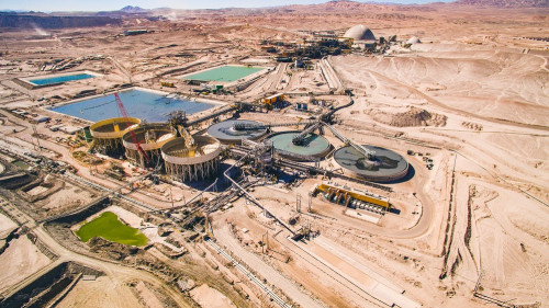 Producción de cobre de Antofagasta Minerals alcanza 542.600 toneladas de cobre entre enero y septiembre