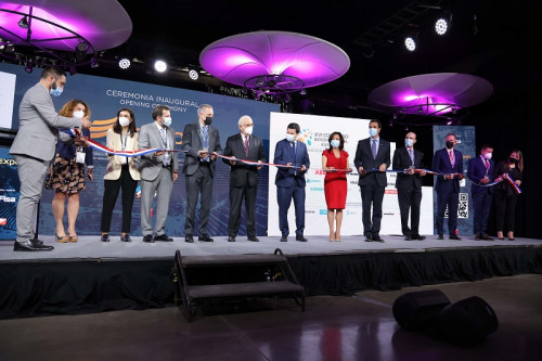 Biministro Jobet inaugura la XVI versión de Expomin y destaca que es el primer gran evento en el contexto de pandemia