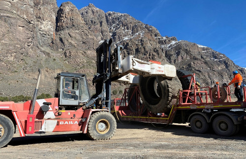 División Andina reciclará los neumáticos de sus camiones mineros