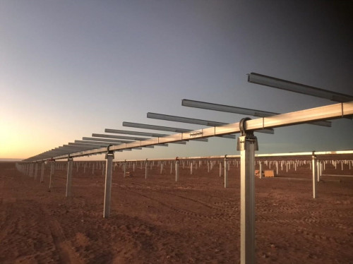 Obras de parque solar de AES Chile registran más de 65% de avance en su construcción
