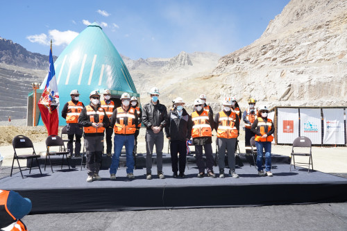 Codelco inaugura Sistema Traspaso Mina Planta, proyecto que dará continuidad a la División Andina