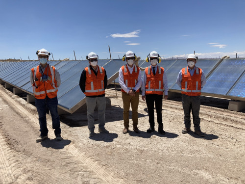 Embajador de Dinamarca visitó planta termosolar Pampa Elvira