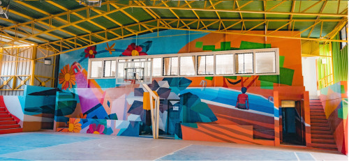 Inauguran mural patrimonial en Sierra Gorda inspirado en su historia e identidad local