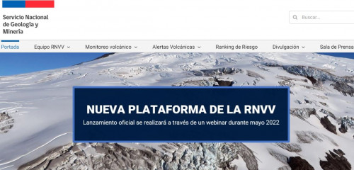 SERNAGEOMIN lanza plataforma de vigilancia volcanológica