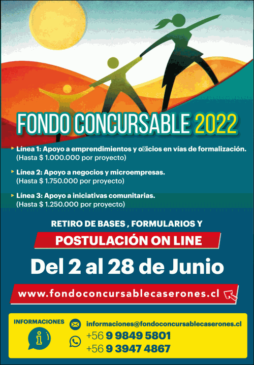 Caserones abre postulaciones al Fondo Concursable «Con tu Aporte, Crecemos 2022”