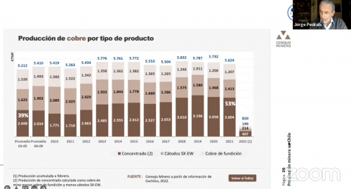 IIMCH analizó complejidades de la exportación de concentrado de cobre