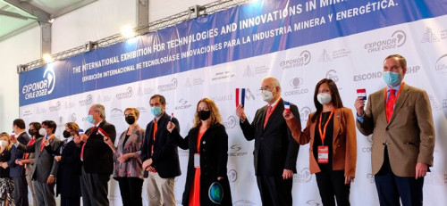 Ministra de Minería y ministro de Economía inauguraron Exponor 2022