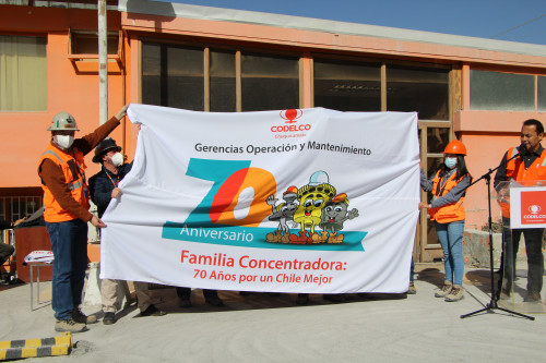 Concentradora de Chuquicamata inició celebración de su 70° aniversario