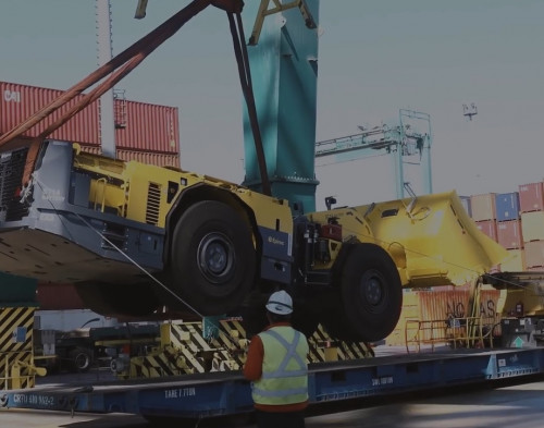 Llegó a Chile el primer cargador LHD 100% eléctrico que operará en Sudamérica