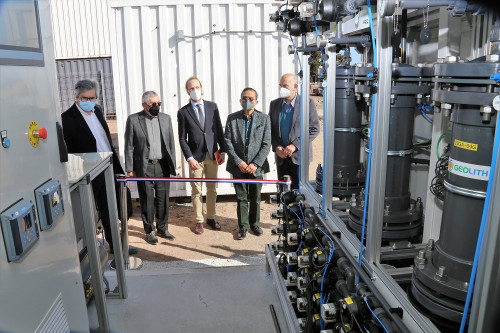 Universidad de Antofagasta inauguró planta de extracción de litio