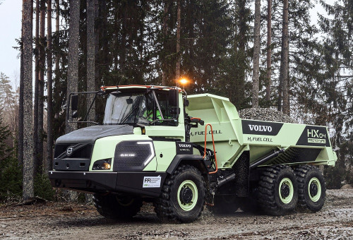 Volvo comienza pruebas con un prototipo de camión articulado de hidrógeno