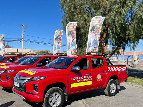 Codelco aportó camionetas para reforzar la seguridad pública de Calama