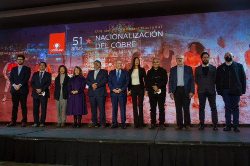 Codelco conmemoró los 51 años de la Nacionalización del Cobre