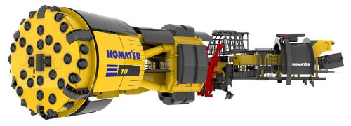 Komatsu y Codelco ensayan nuevo método de excavación de túneles para roca dura