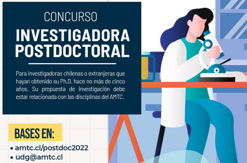 AMTC abre concurso para investigadoras posdoctorales