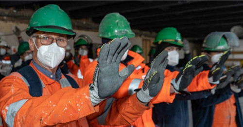 Campaña de seguridad de El Teniente pone foco en el cuidado de las manos