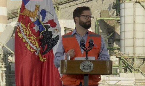 Presidente Boric participó en ceremonia de cierre de termoeléctrica de Tocopilla