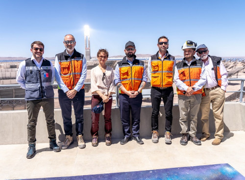 Presidente Boric visitó la planta termosolar Cerro Dominador