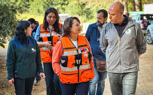 Ministra Hernando asegura que colaboración pública – privada para evitar incendios forestales debe ser permanente