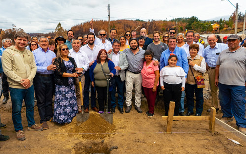 Empresas socias del Consejo Minero apoyan la reconstrucción de viviendas en Purén y Vilcún