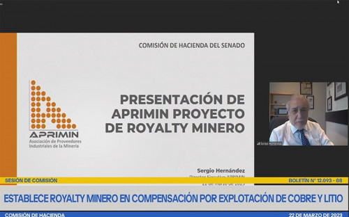 Aprimin y proyecto de royalty: “la carga tributaria no es el único factor para determinar la competitividad minera”