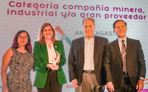 Antofagasta Minerals obtiene destacado reconocimiento por acelerados avances en materia de equidad de género
