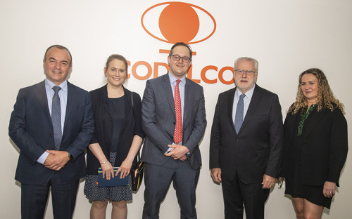 Codelco se reúne con CEO de la Bolsa de Metales de Londres, Matthew Chamberlain