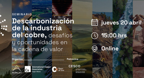 ICA y Alta Ley organizan seminario sobre la descarbonización de la industria del cobre