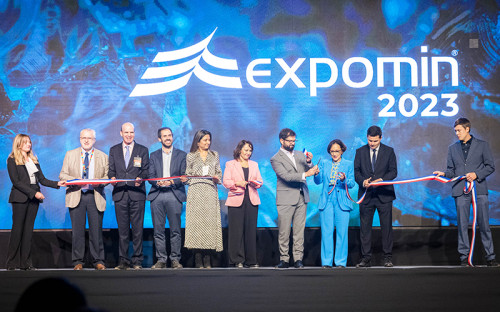 Presidente Boric encabeza inauguración de Expomin 2023