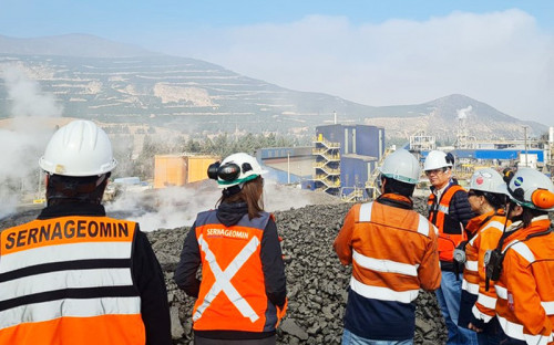 Profesionales de Sernageomin realizan seguimiento al Plan de Cierre de Fundición Chagres