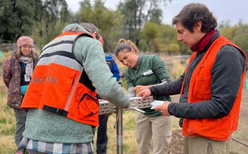 Servicio geológico de EE.UU. realiza transferencia tecnológica para programa de monitoreo de remociones en masa