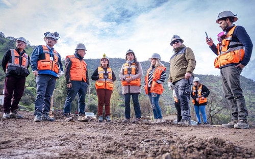 Ministra Hernando levanta requerimientos de productores mineros afectados por la emergencia climática