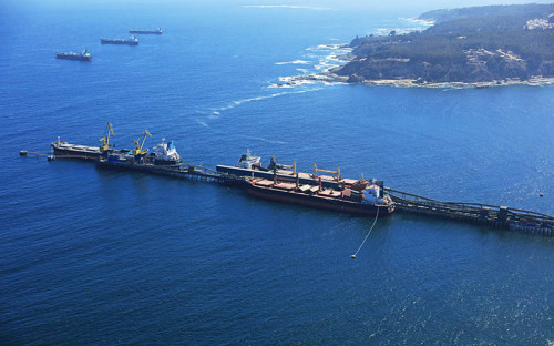 Puerto Ventanas S.A. reinicia operación mecanizada de embarques de graneles sólidos tras incendio