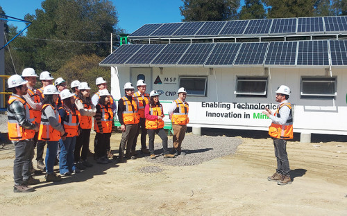 Visitan planta piloto de H2V en construcción, pionera en innovación tecnológica en operaciones mineras