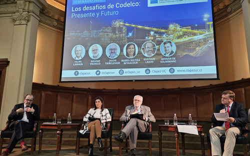 Máximo Pacheco en seminario sobre los desafíos de Codelco: “Somos una empresa orgullosamente estatal”