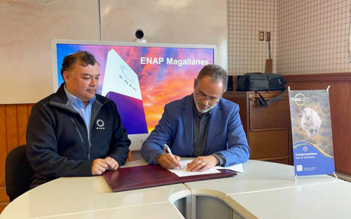Enap y TEG Chile firman acuerdo para facilitar el desarrollo de proyecto de hidrógeno verde en Tierra del Fuego