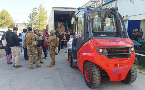 Aprimin suma apoyos con maquinarias para la remoción de escombros en incendios en la Región de Valparaíso