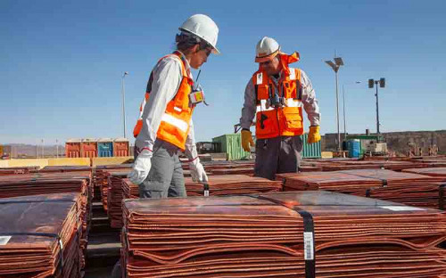 Embarques de cobre impulsan las exportaciones chilenas en enero 2024