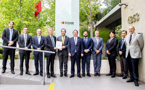 Enaex firma acuerdo de entendimiento con grupo naviero NYK para proveer amoníaco bajo en carbono