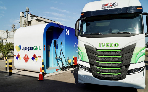 Lipigas inaugura tercera estación de servicio para camiones a GNL y avanza en construir un corredor verde internacional