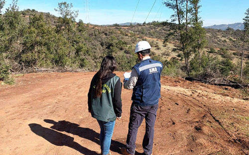 SMA renueva la detención transitoria de la construcción de 10 torres de transmisión eléctrica en la Cordillera de la Costa