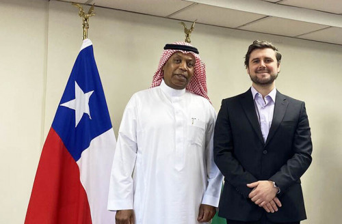 Fexmin presentó el potencial geológico de Chile ante visitantes de Arabia Saudita