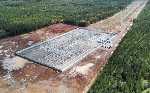Inauguran nueva subestación eléctrica en la Región de Ñuble