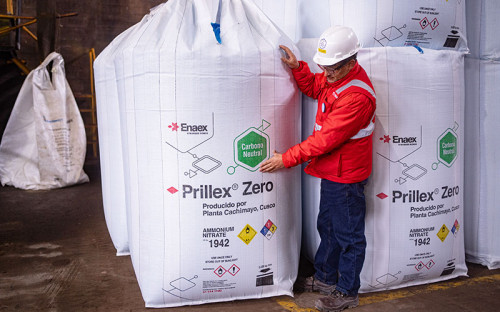 Enaex lleva a cabo la primera voladura verde con producción de nitrato de amonio carbono neutral en Perú