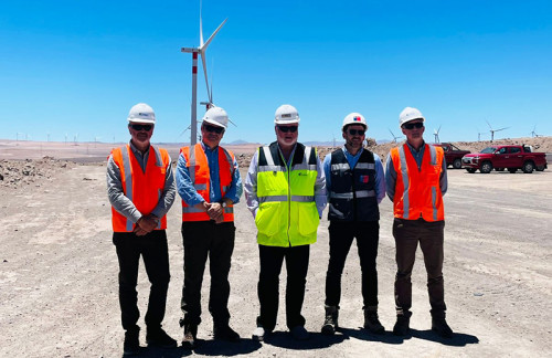 Ministros Marcel y Pardow conocen avances de Horizonte y Colbún anuncia apertura de oficina en Antofagasta